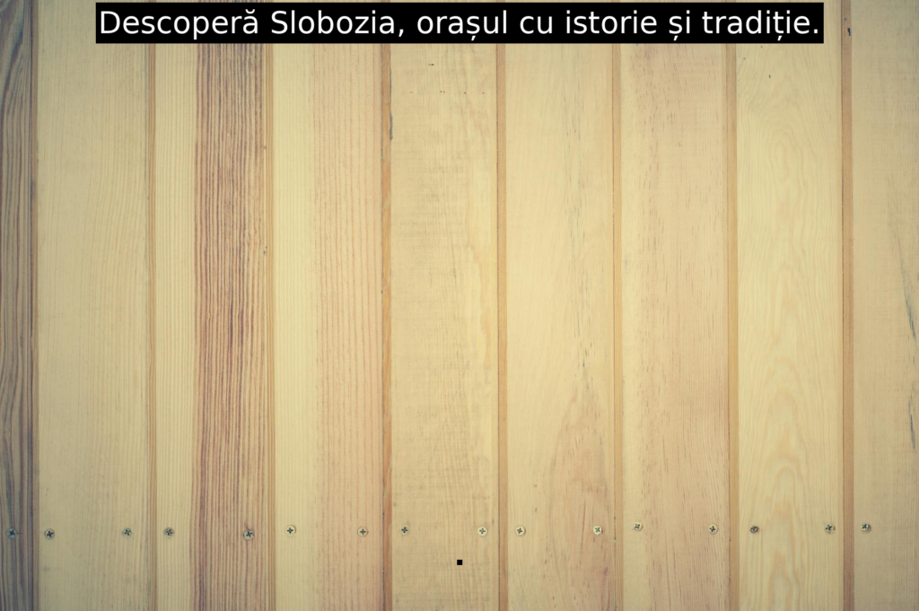 Descoperă Slobozia, orașul cu istorie și tradiție.