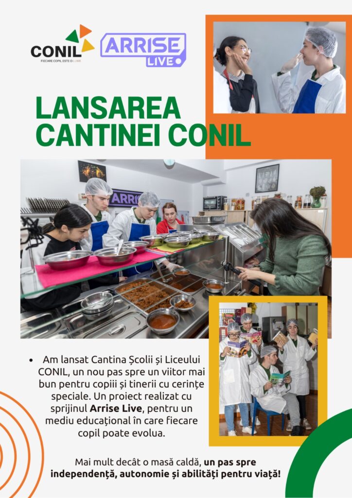 Asociatia CONIL a lansat o linie de autoservire pentru elevii cu cerinte educationale speciale.
